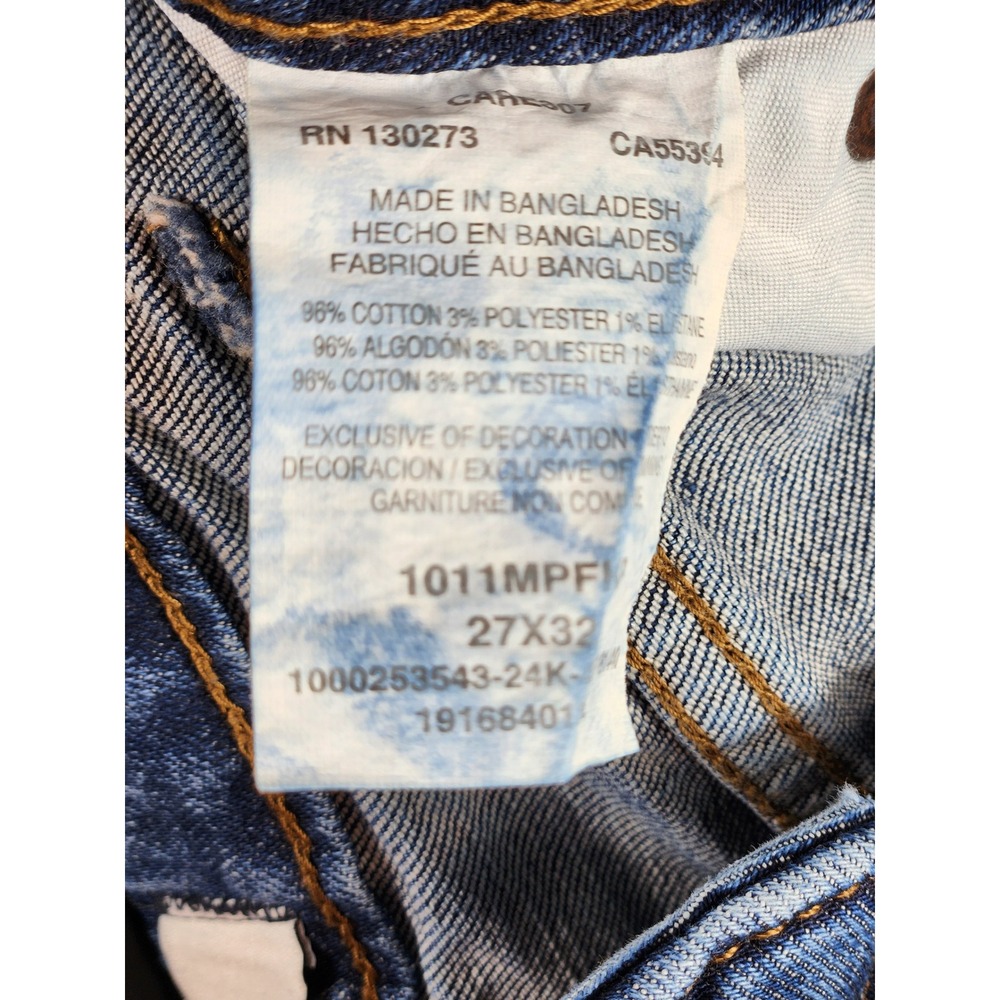Wrangler Jeans Retro Mae Flare Medium Wash Bell Bottom 27x32 Western 70s - Picture 7 of 7